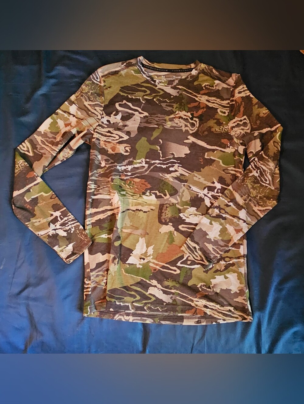 Men's Under Armour Camo Long Sleeve Tee Size Small